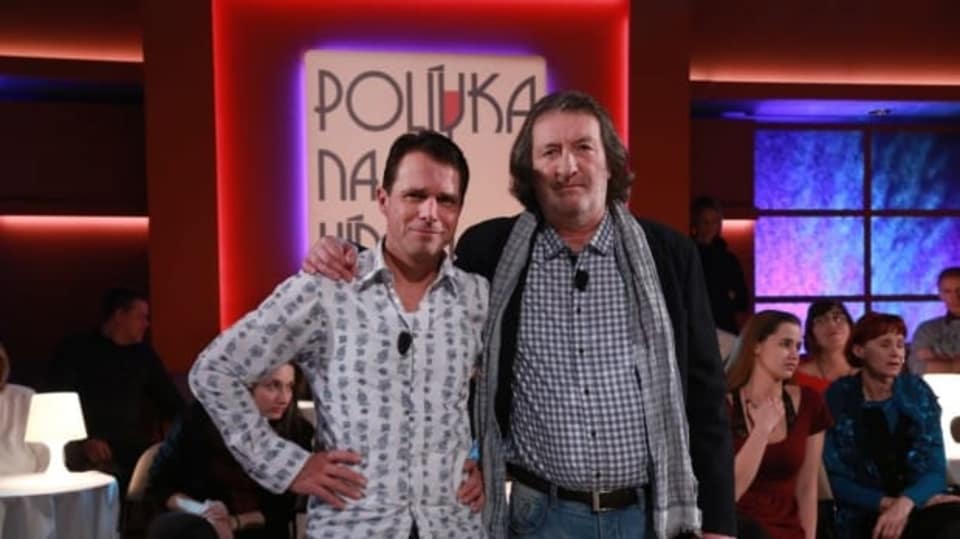 Janek Ledecký s Bolkem Polívkou